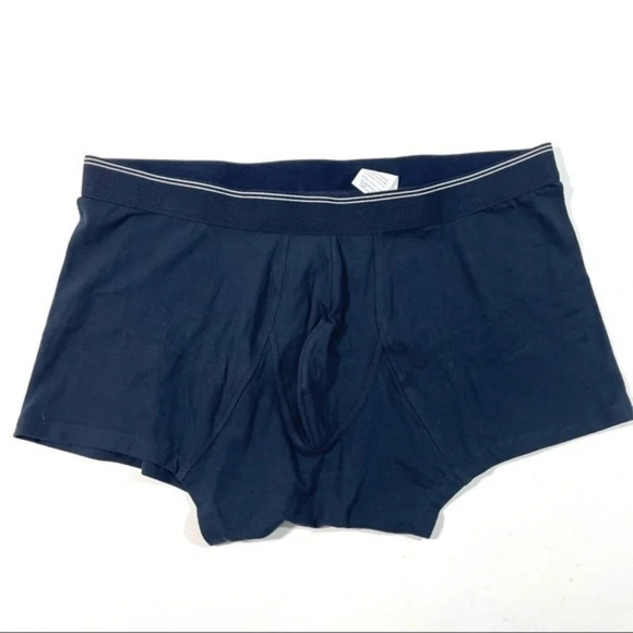 NWOT J Crew Mens Stretch Knit Trunk XXL Navy - Picture 2 of 4